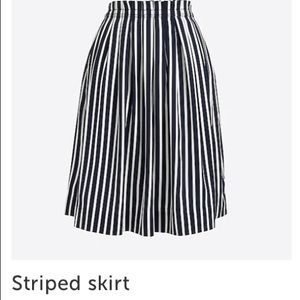 JCrew Factory:  Striped Skirt